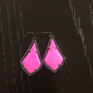 Alex Gunmetal Drop Kendra Scott Earring